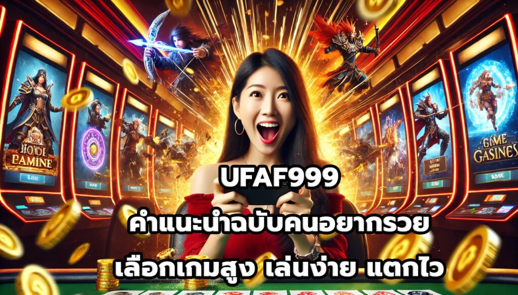 UFAF999 คำแนะนำฉบับคนอยากรวย เลือกเกมสูง เล่นง่าย แตกไว