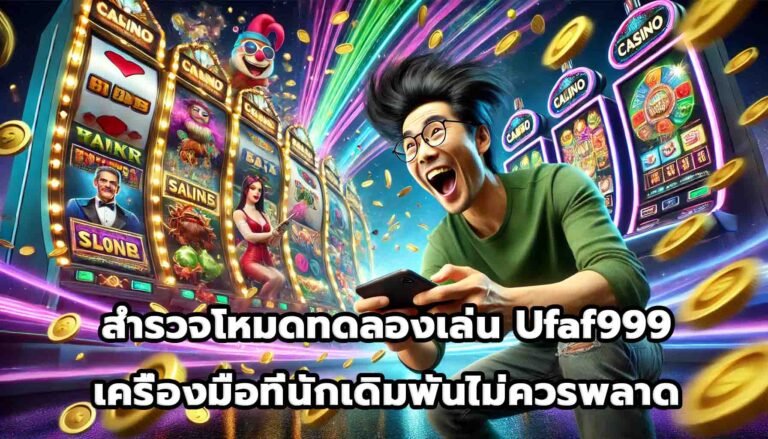 สำรวจโหมดทดลองเล่น Ufaf999 เครื่องมือที่นักเดิมพันไม่ควรพลาด-7